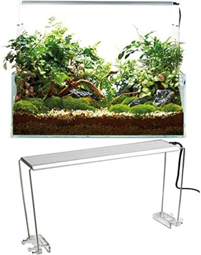 Akvarijní světla |  4,33″ x 8,66″ Nerezový stojan na akvárium, sada 4 kusů pro akvatici, vysoký LED světelný lampový držák, příslušenství do nádrže Akvarijní světla Akvarijní světla