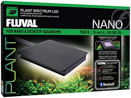 Akvarijní světla |  Rostlinné nano LED osvětlení akvária s Bluetooth, 15 wattů Akvarijní světla Akvarijní světla