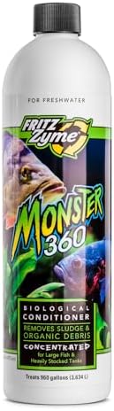 Údržba vody v akváriu |  Aquatics 75016 zyme Monster 360 Koncentrovaný biologický kondicionér pro sladkovodní akvária, 473 ml Údržba vody v akváriu Údržba vody v akváriu